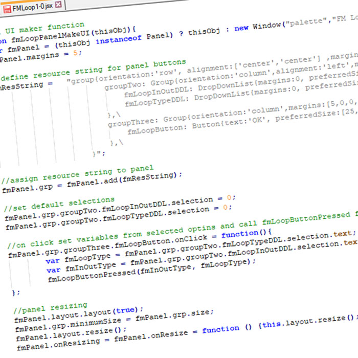 A snippet of code from the file.
